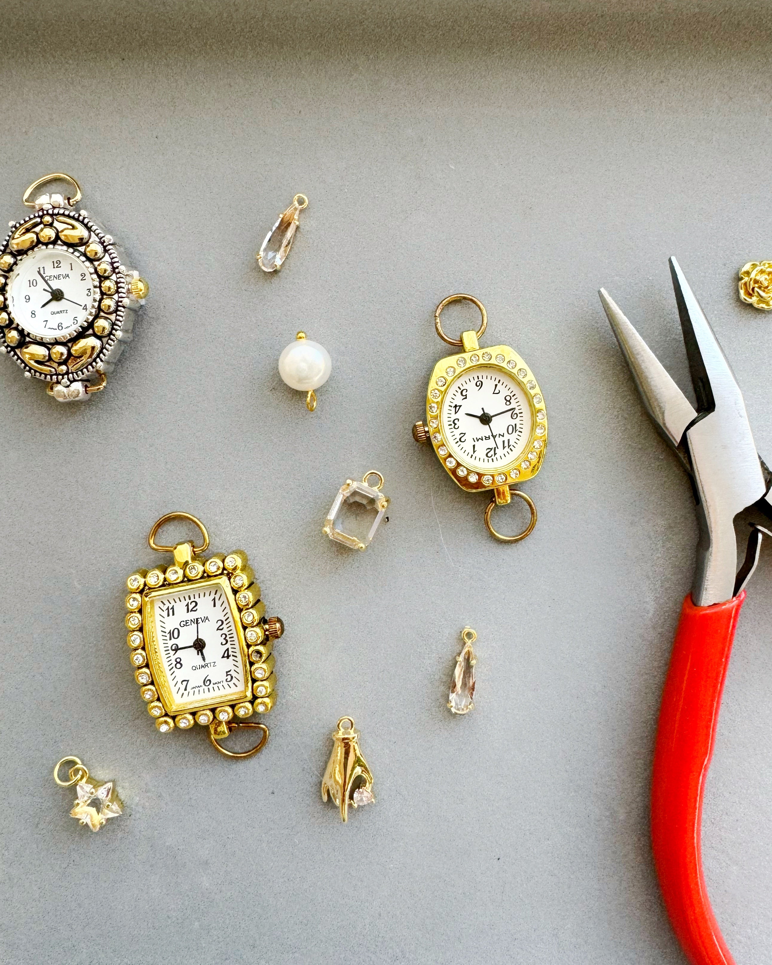 Custom Watch Charm Necklace